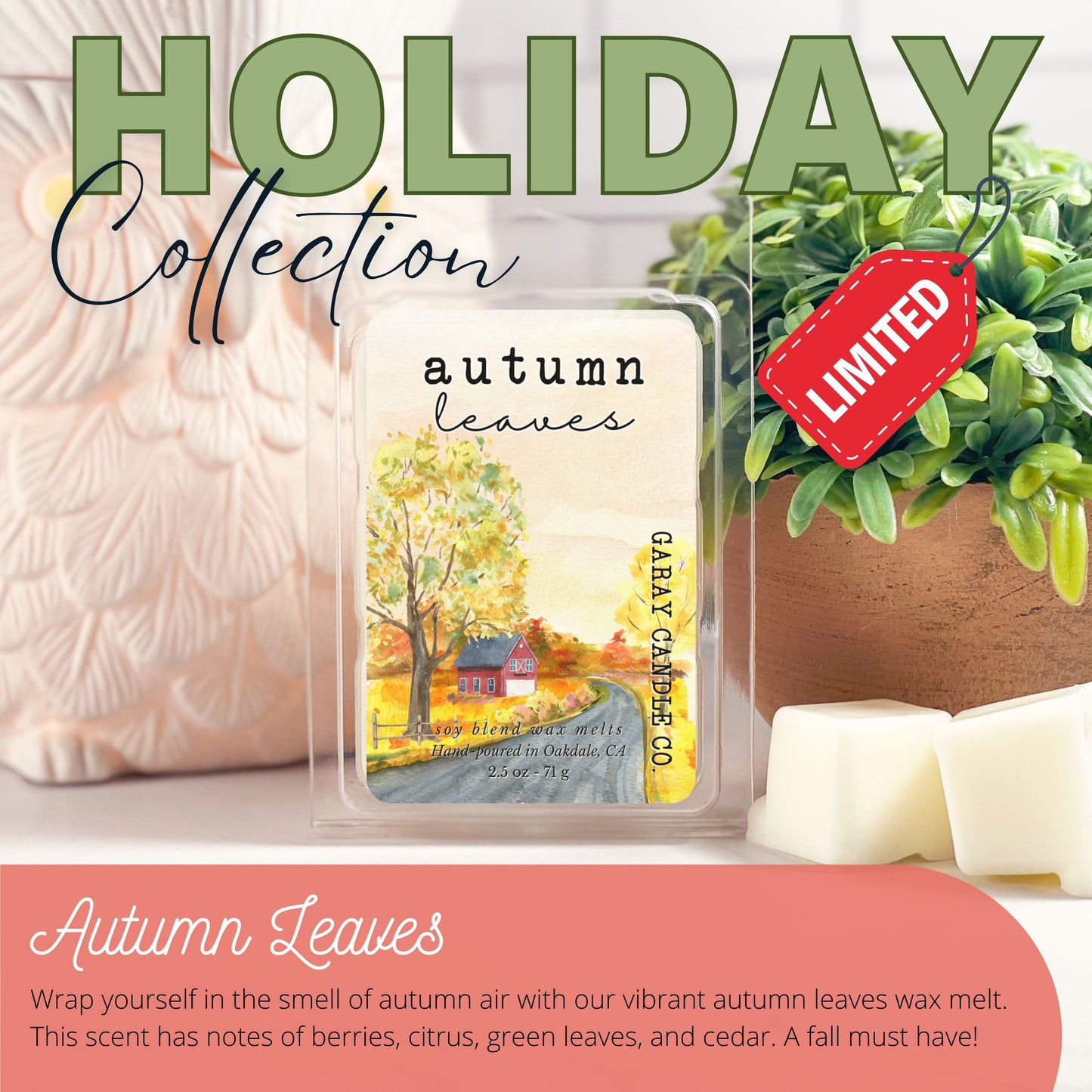 Autumn Leaves Holiday WaxMelt