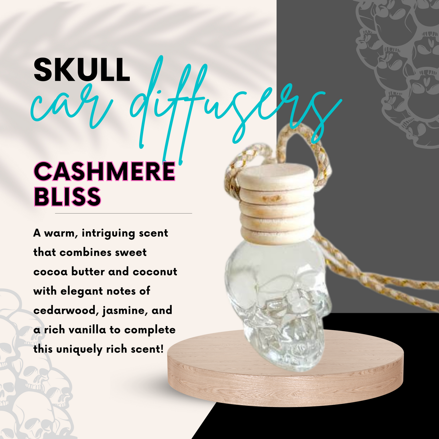 Viral Skull Hanging Car Diffusers