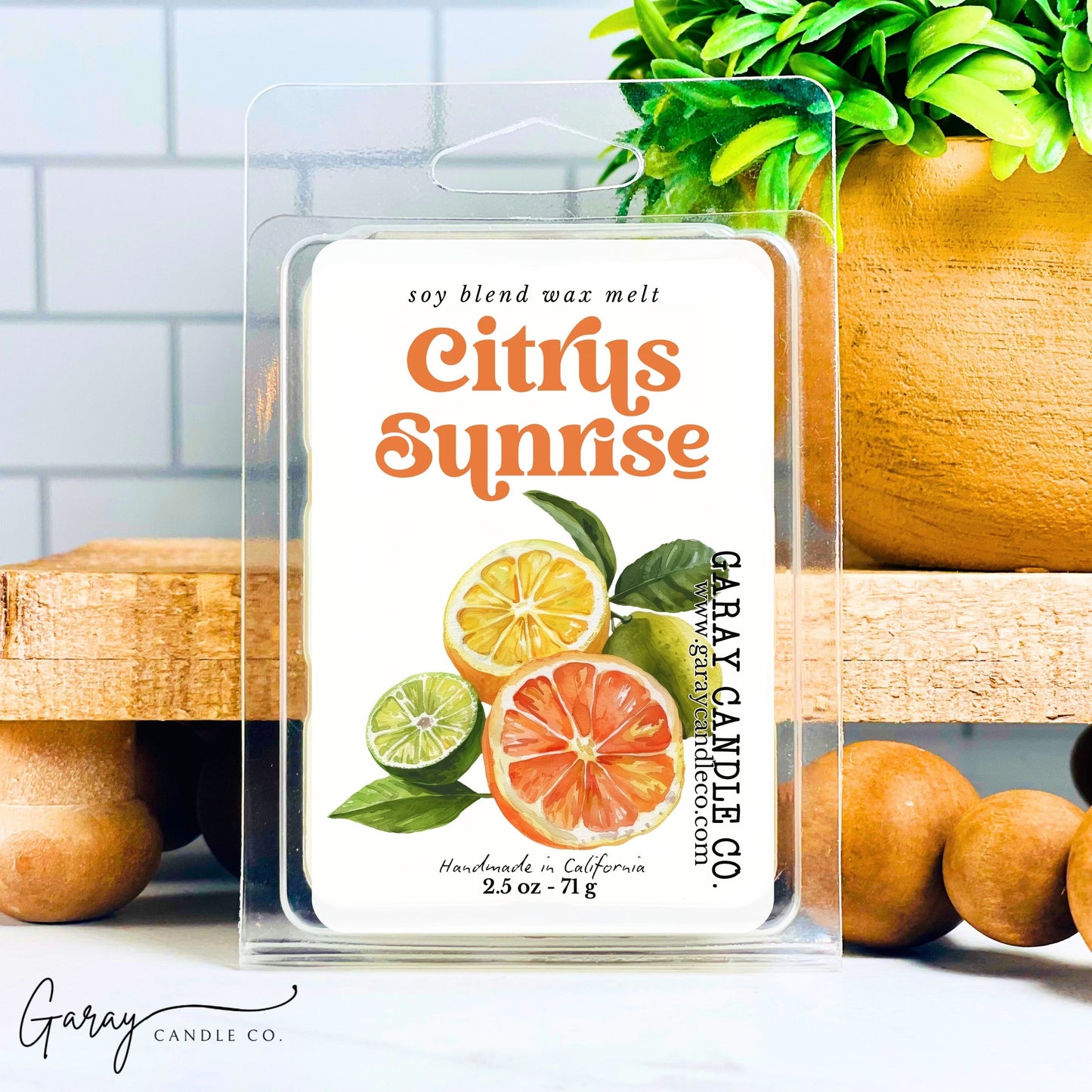 Citrus Sunrise Soy Blend Wax Melt