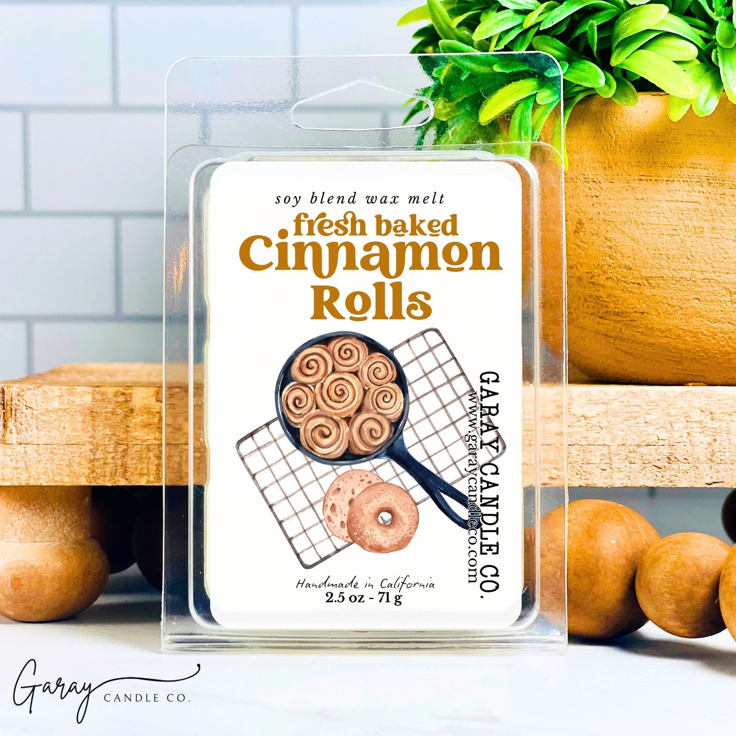 Fresh Baked Cinnamon Rolls Soy Blend Wax Melt