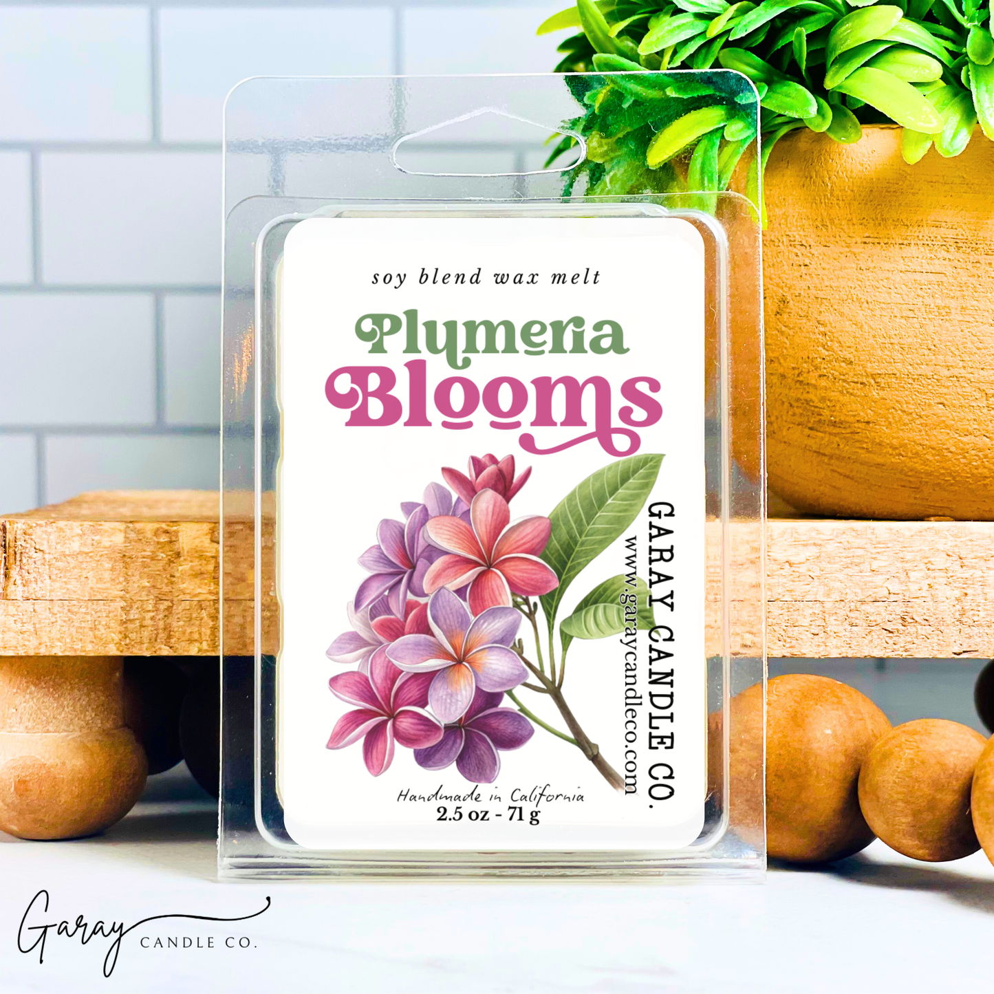 Plumeria Blooms Soy Blend Wax Melt