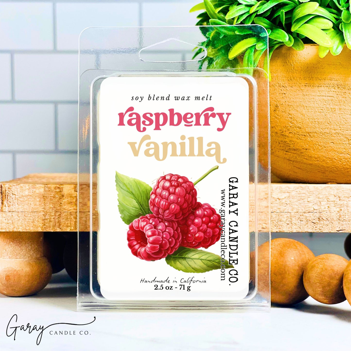 Raspberry Vanilla Soy Blend Wax Melt