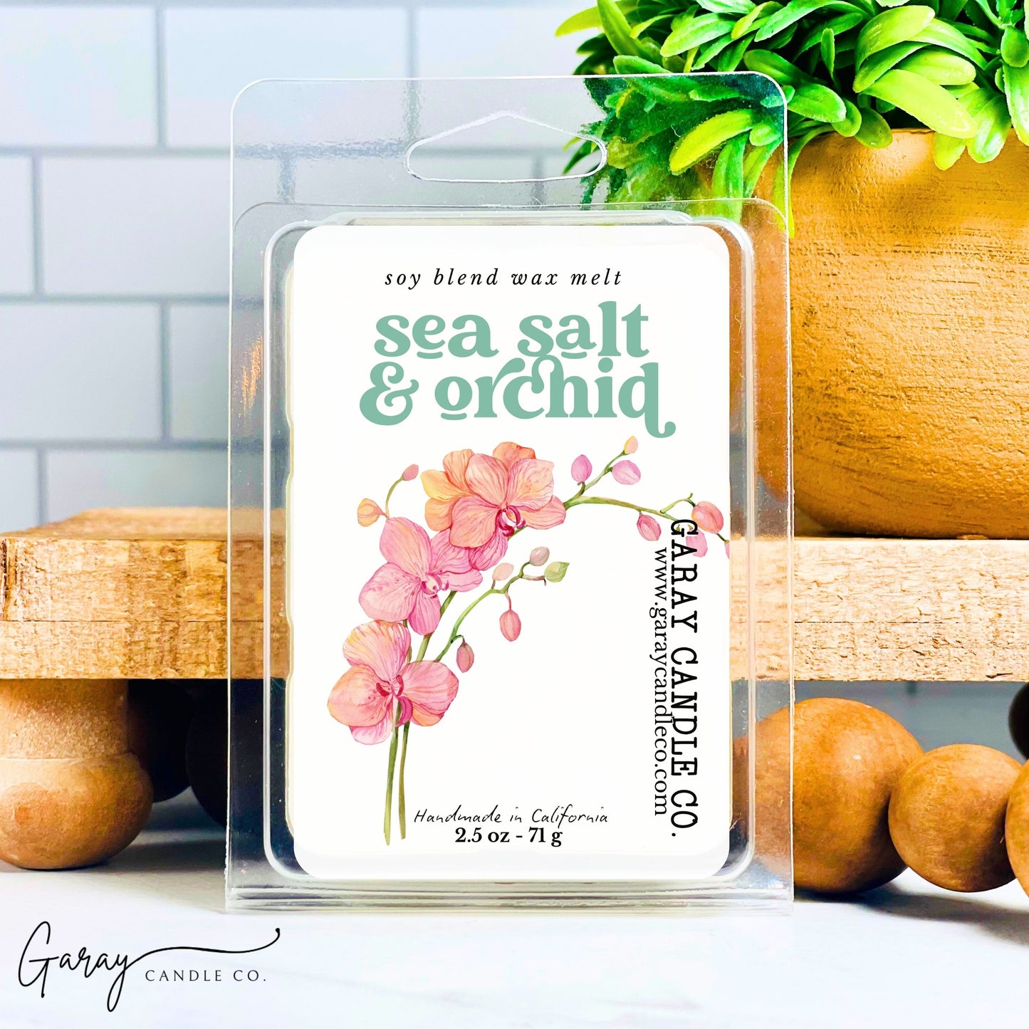 Sea Salt & Orchid Soy Blend Wax Melt