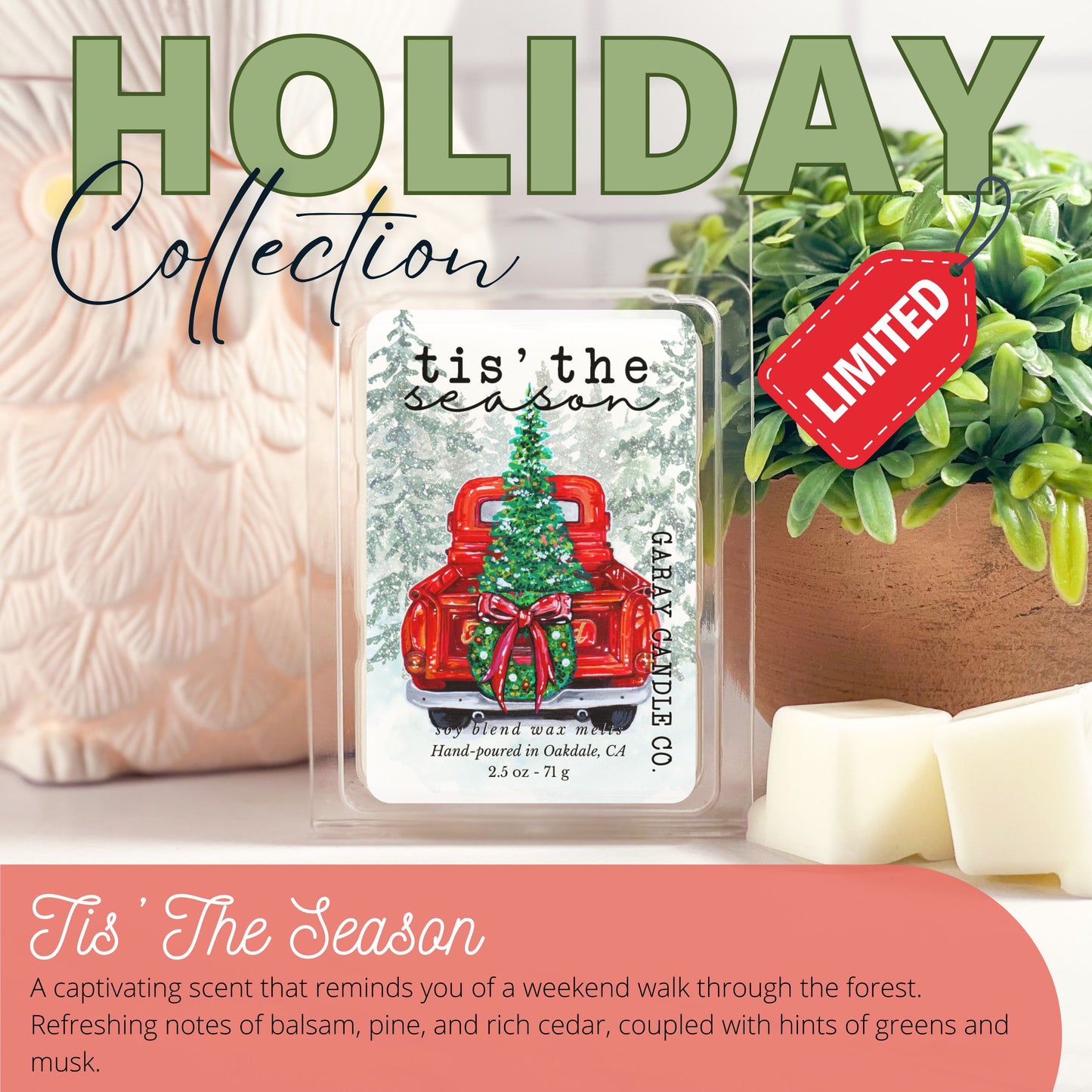Tis' the Season Holiday WaxMelt