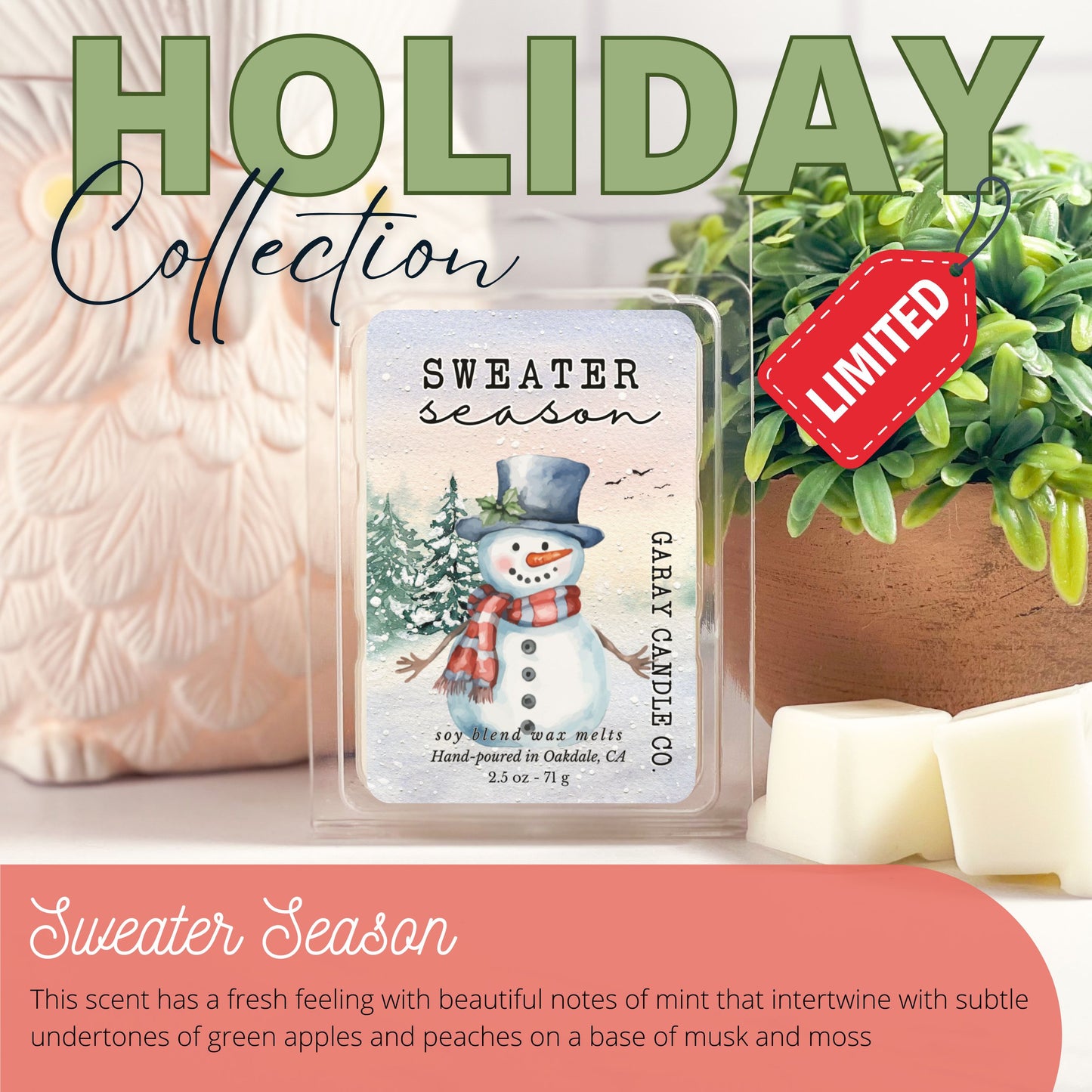 Sweater Season Holiday WaxMelt