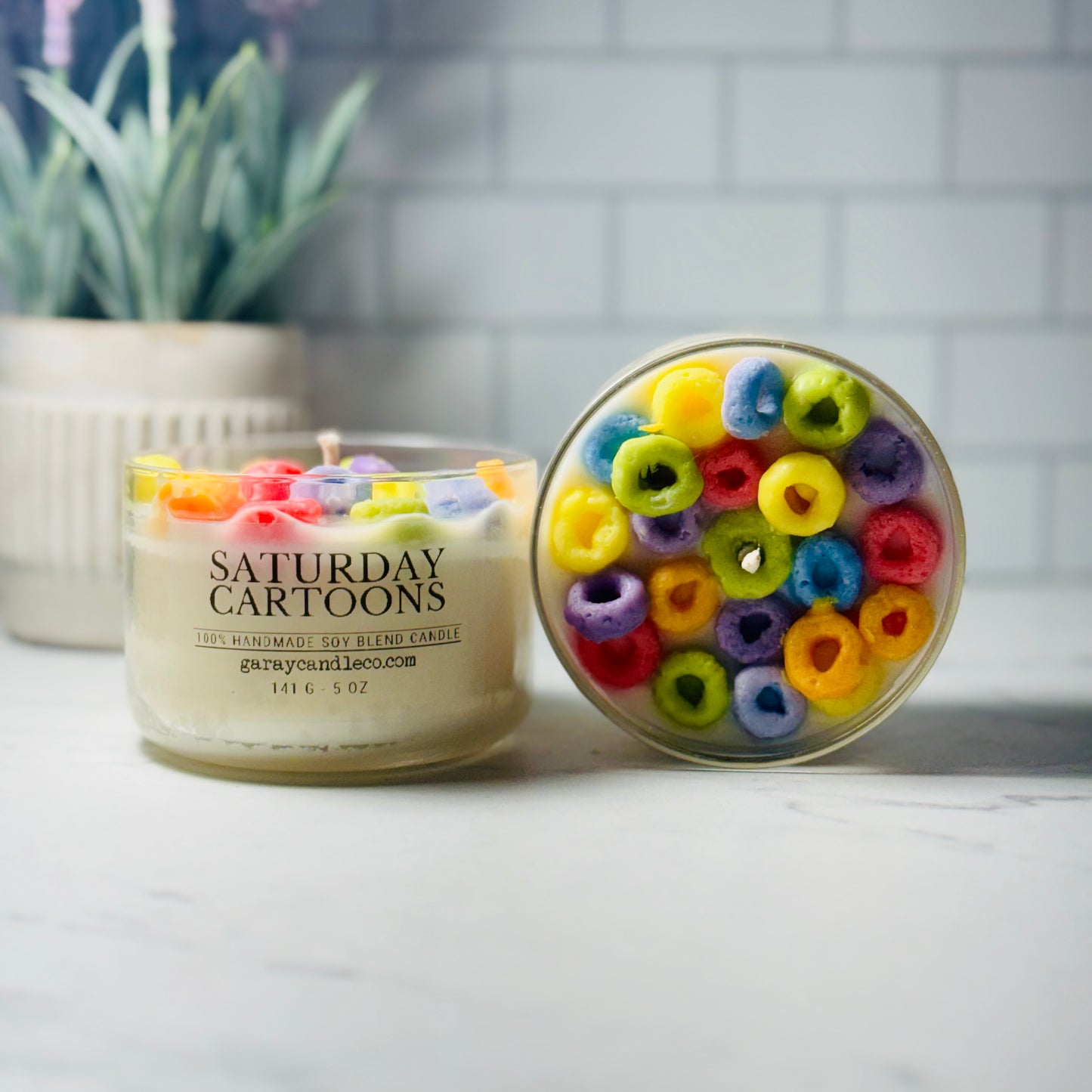 Saturday Cartoons 5 oz Soy Blend Dessert Candle