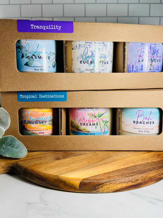 Luxury Candle Trios Gift Pack