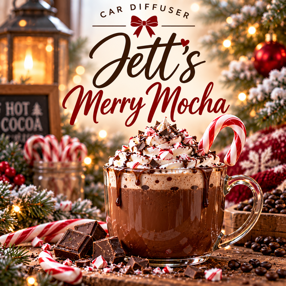 Jett’s Merry Mocha | Holiday Car Diffuser