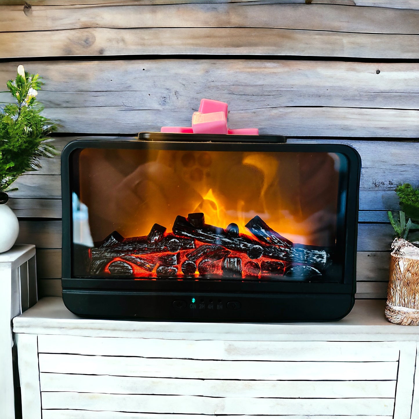 Realistic Fireplace Wax Melter