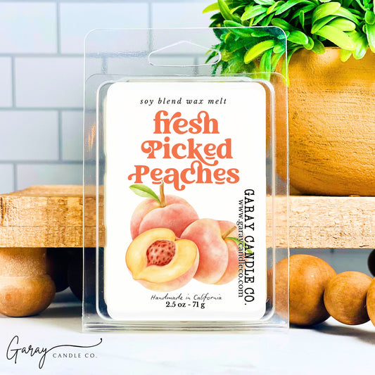 Fresh Picked Peaches Soy Blend Wax Melt