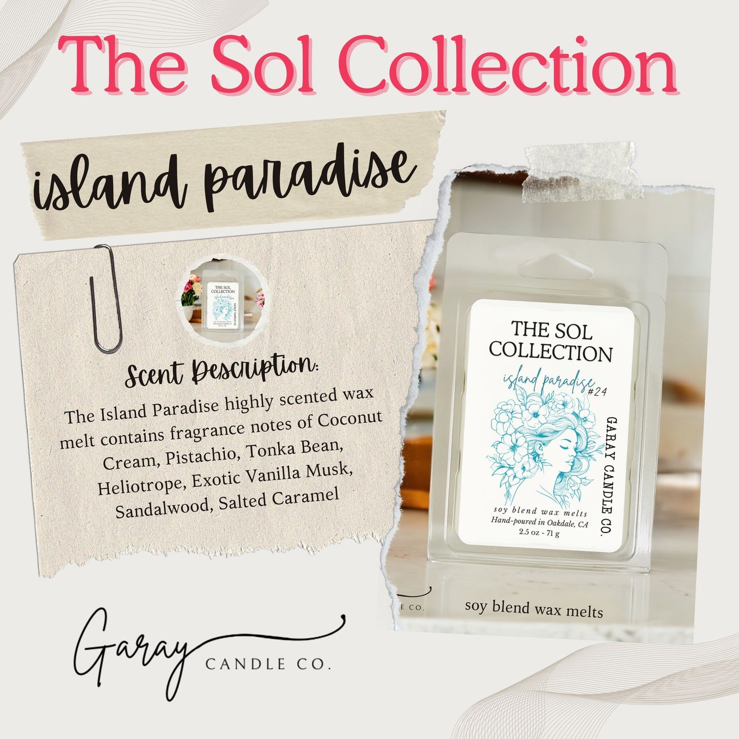 The Sol Collection Soy Blend Wax Melts