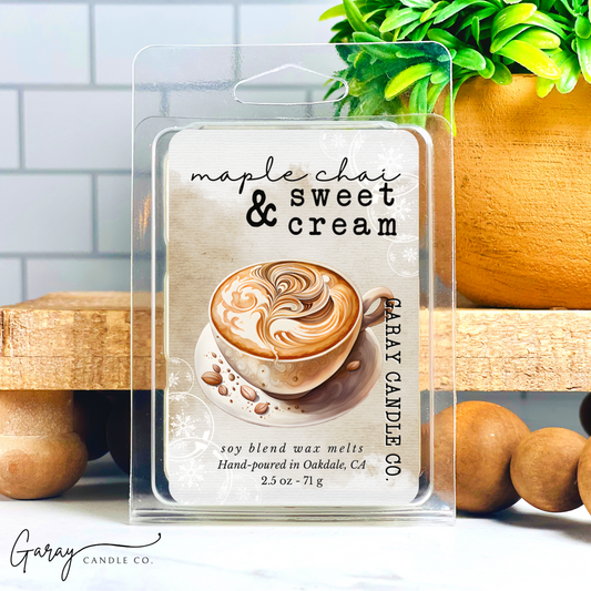 Maple Chai & Sweet Cream Soy Blend Wax Melt