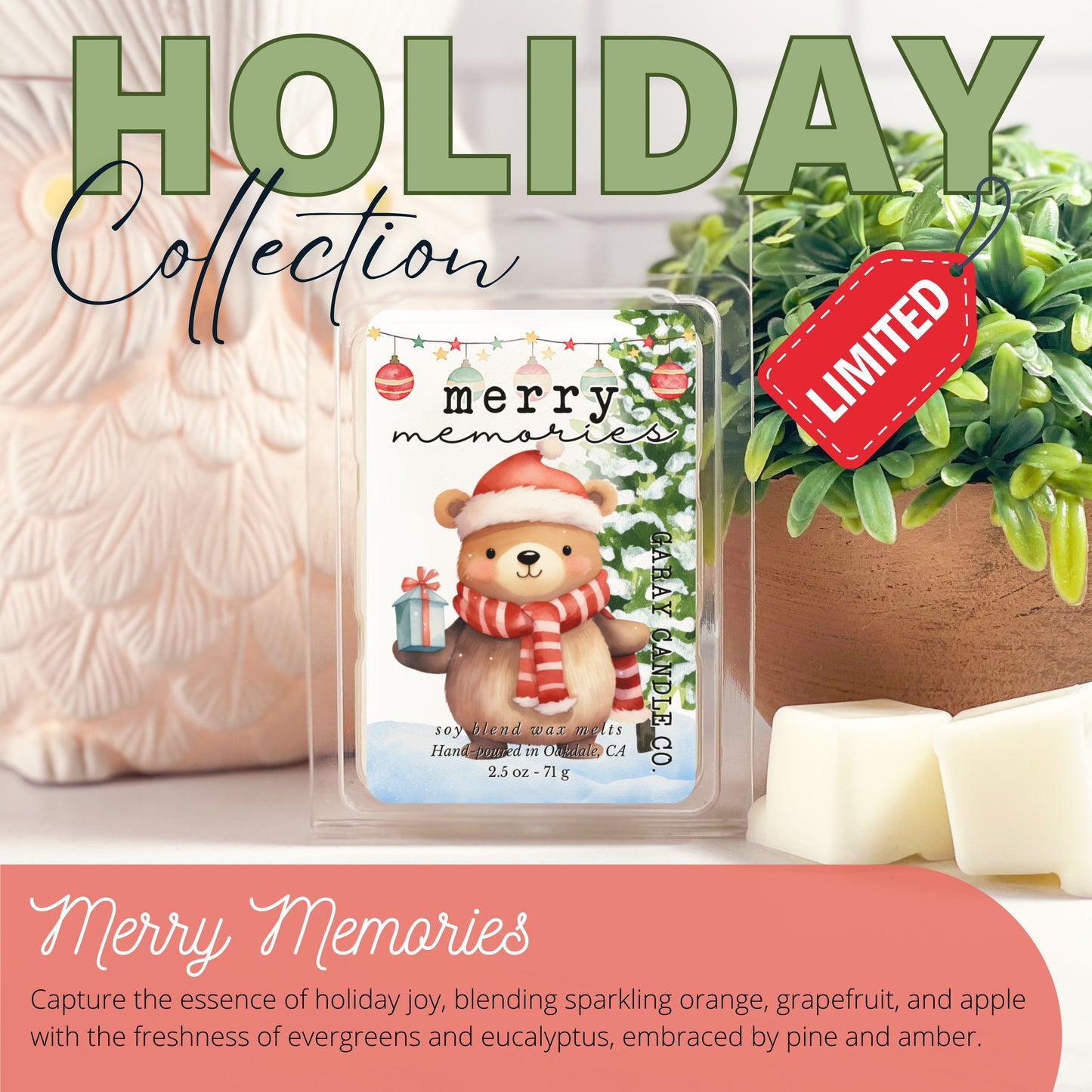 Merry Memories Holiday Wax Melt