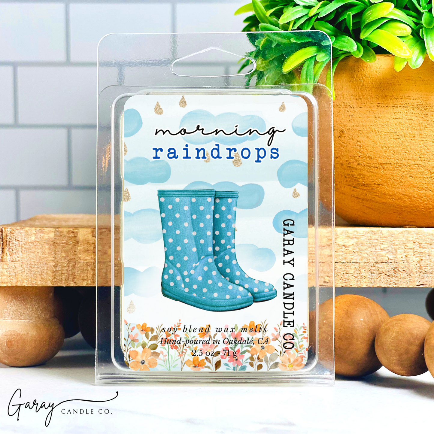 Morning Raindrops Soy Blend Wax Melt