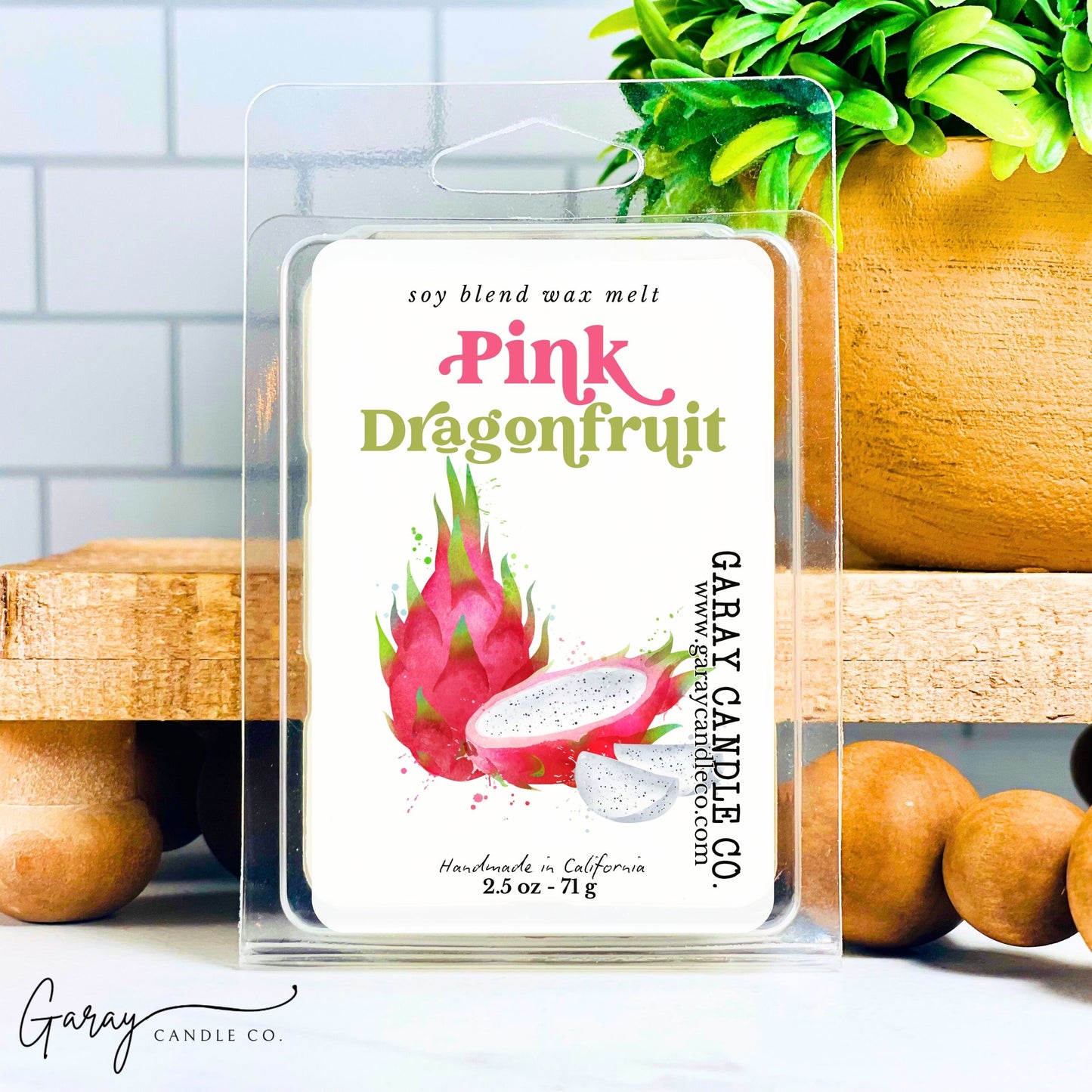 Pink Dragonfruit Soy Blend Wax Melt