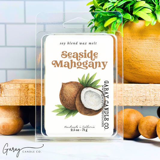 Seaside Mahogany Soy Blend Wax Melt
