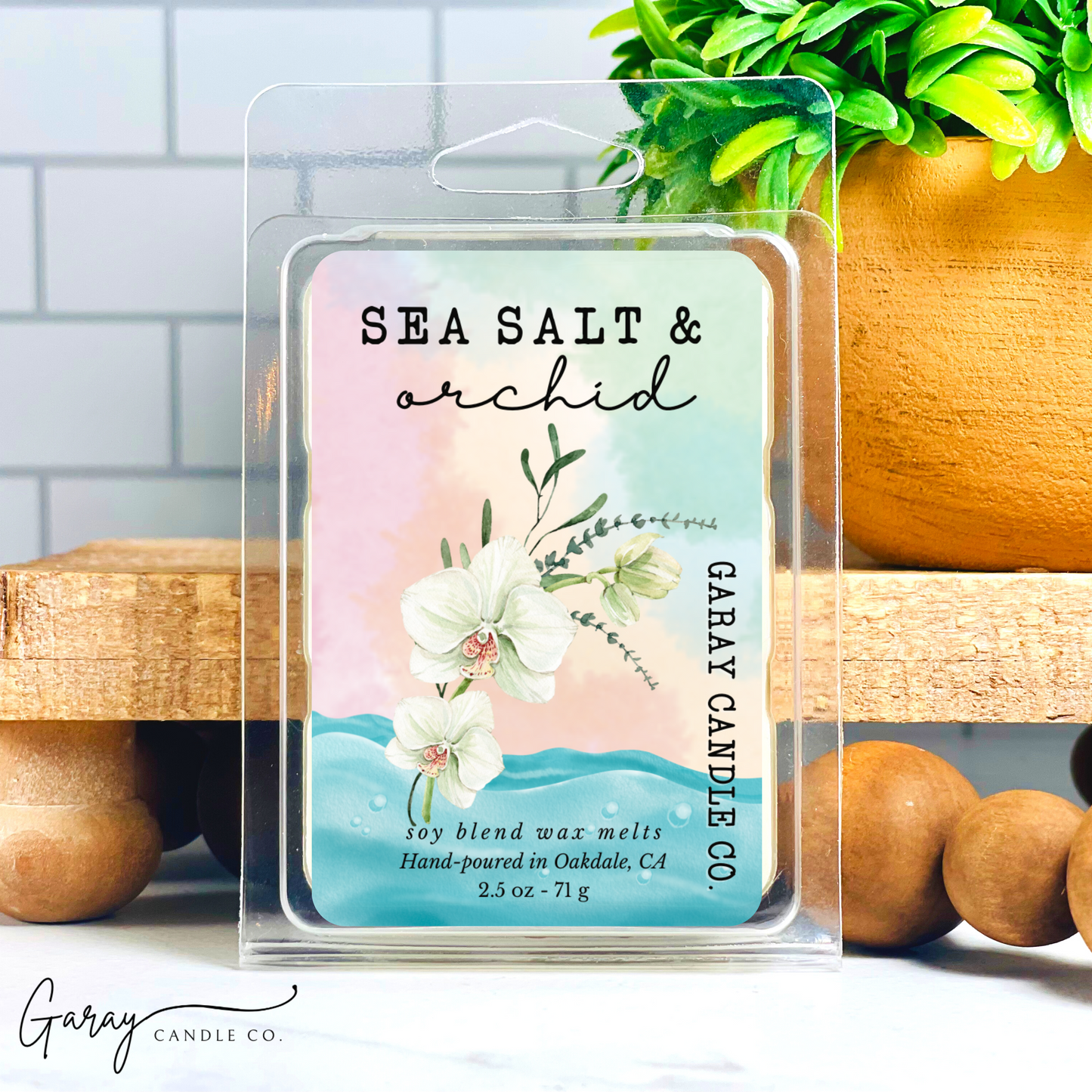 Sea Salt & Orchid Soy Blend Wax Melt