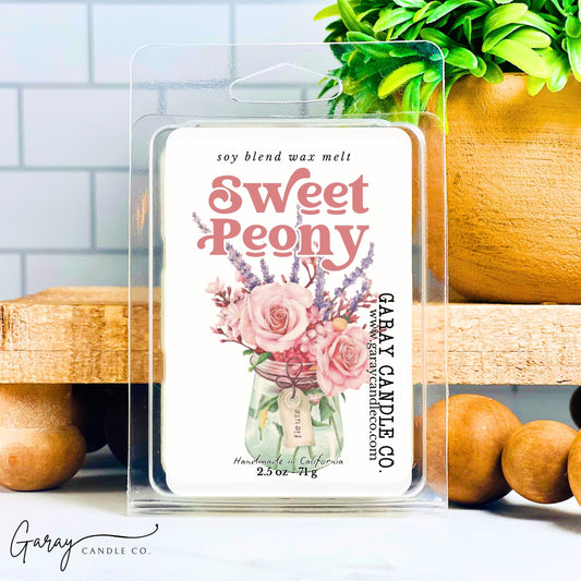 Sweet Peony Soy Blend Wax Melt
