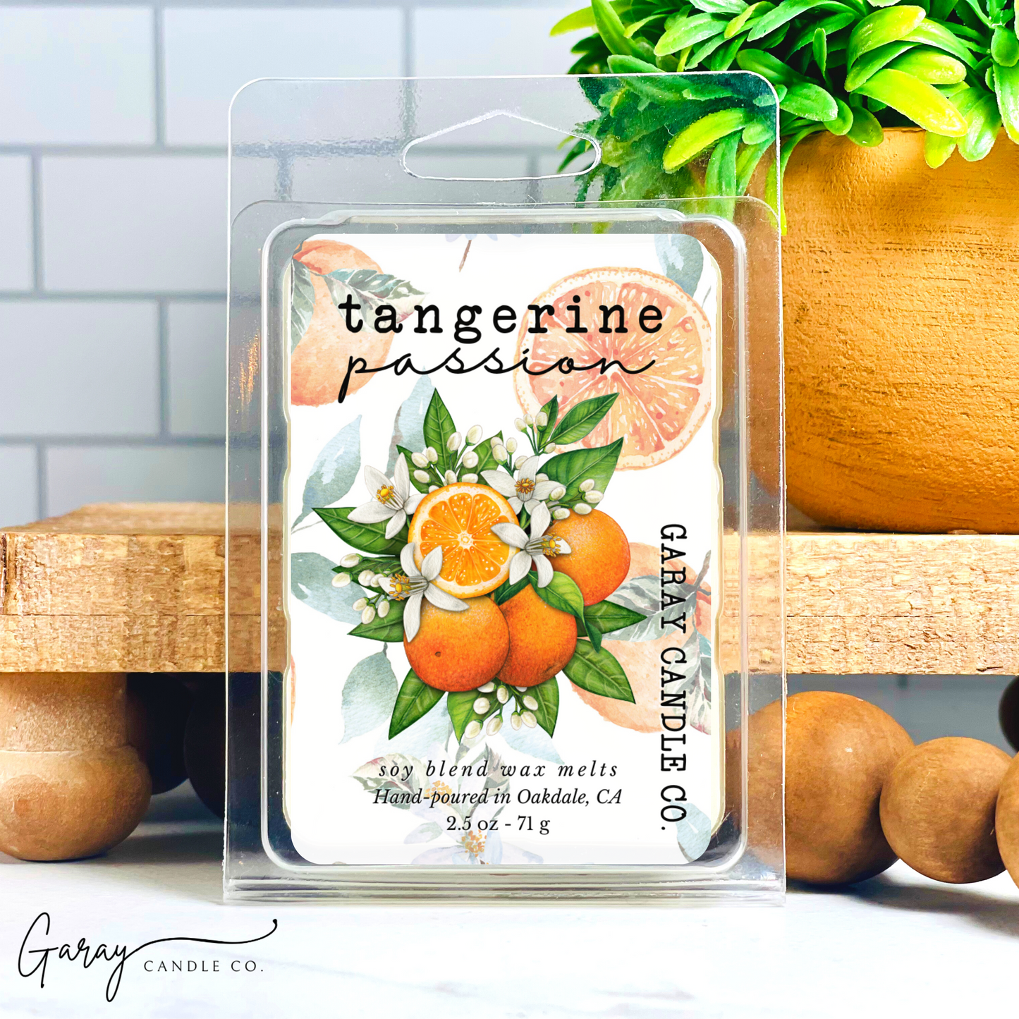 Tangerine Passion Soy Blend Wax Melt