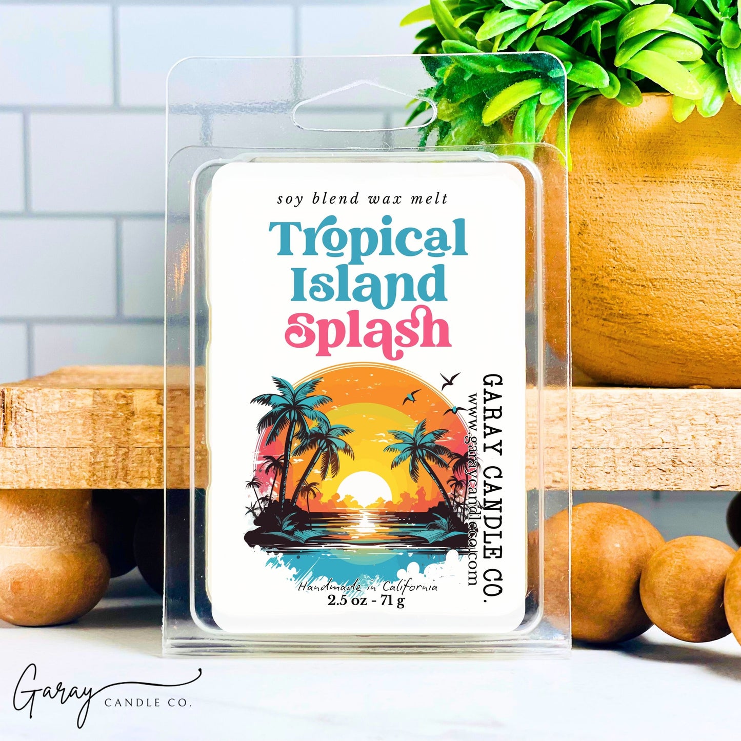 Tropical Island Splash Soy Blend Wax Melt