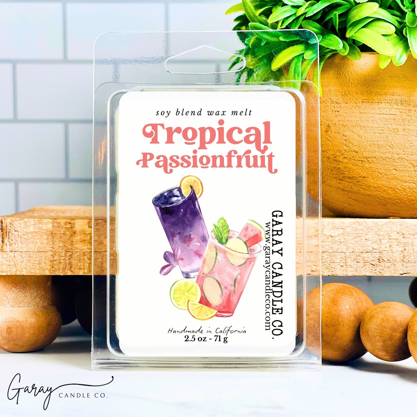Tropical Passionfruit Soy Blend Wax Melt