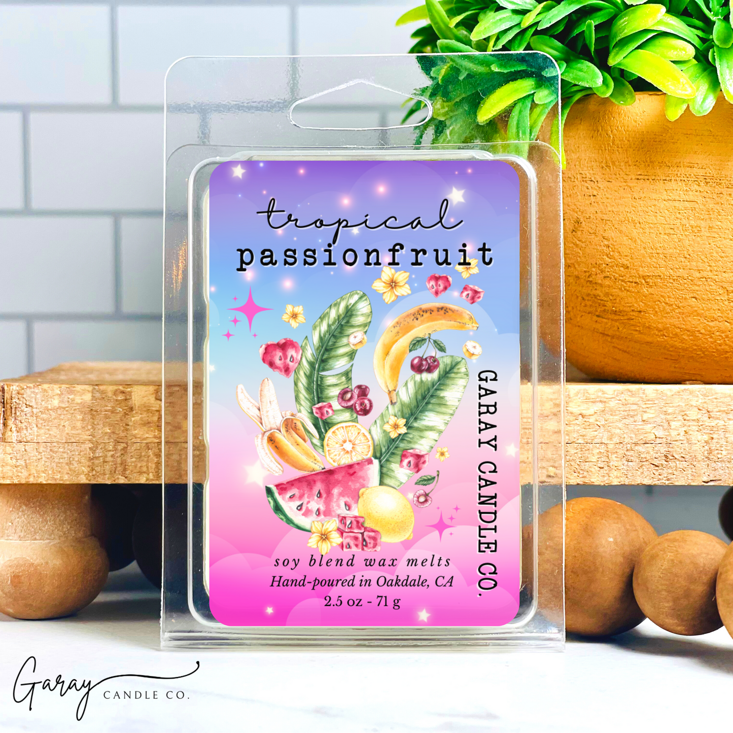 Tropical Passionfruit Soy Blend Wax Melt