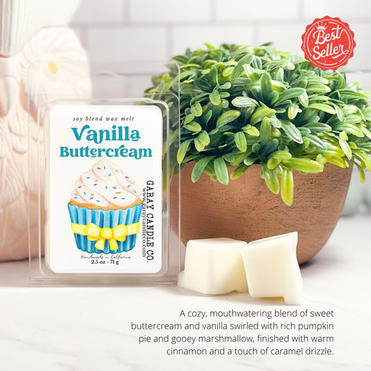 Vanilla Buttercream Soy Blend Wax Melt